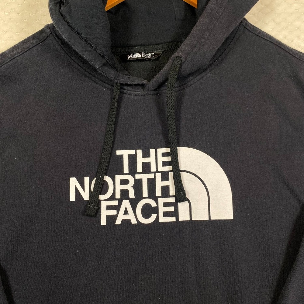 North Face Hoodie Mens XXL Long Sleeve Hooded Pullover Outdoor Pockets Black
